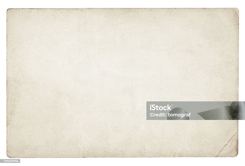 Old blank paper isolated Old blank paper isolated (clipping path included) Paper Stock Photo