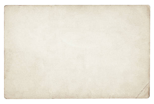 Old blank paper isolated (clipping path included)