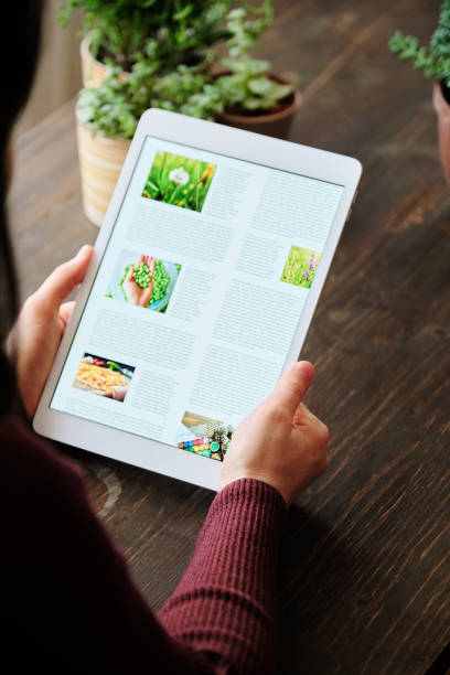 istock Woman using digital tablet at home 1295228932