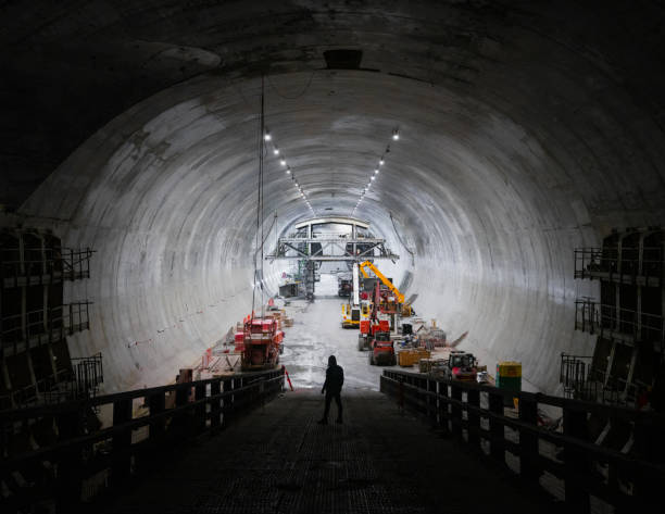 costruzione metropolitana - tunnel foto e immagini stock