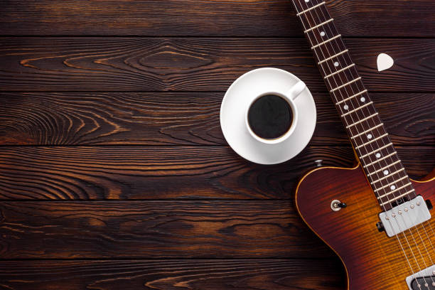 istock Beautiful electric guitar 1295236275