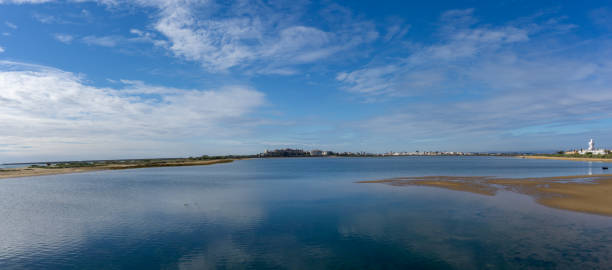 istock beach and lagoon at Isla Cristina in Andalusia 1295248810