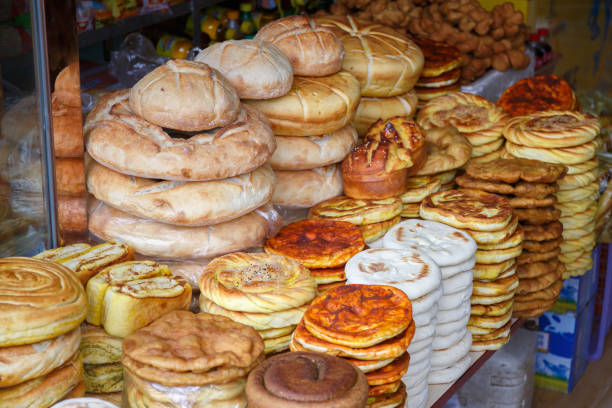istock Traditional tibetan bakery products 1295256317