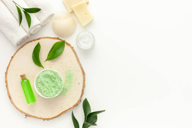 istock Herbal organic cosmetic set for homemade spa 1295258586