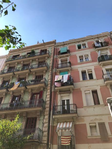 istock Barcelona Spain Balcony Washing 1295266829