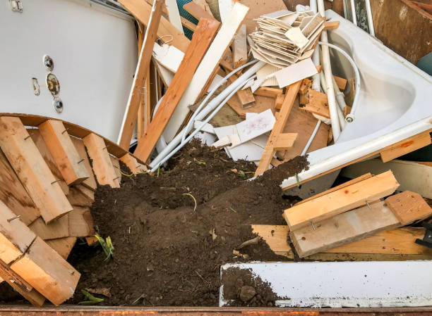 istock Broken tiles and waste material removed during bathroom renovation 1295284888