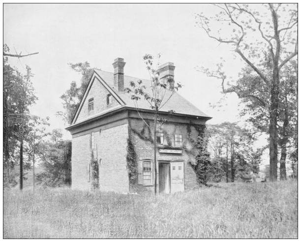 istock Antique photograph: House of William Penn, Fairmount Park, Philadelphia 1295288223