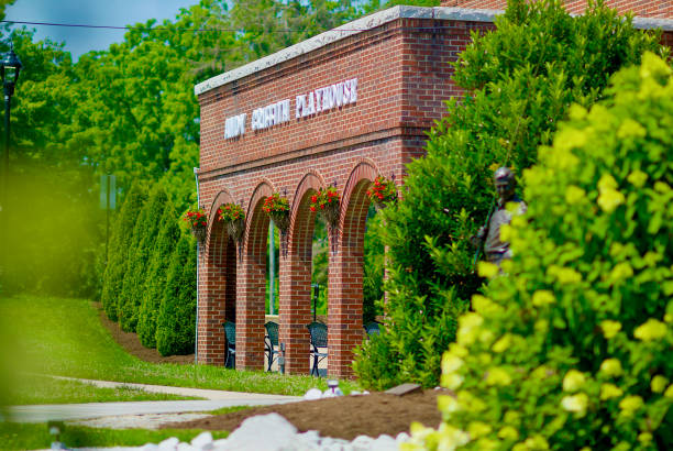 andy griffith playhouse, mount airy, nc - mount airy - fotografias e filmes do acervo