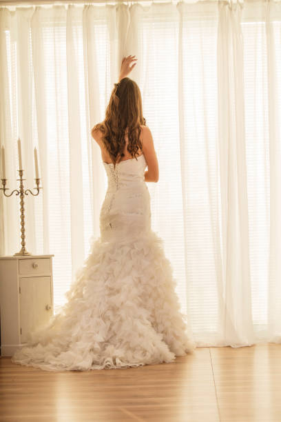 istock Bride waiting for her wedding to begin 1295289776