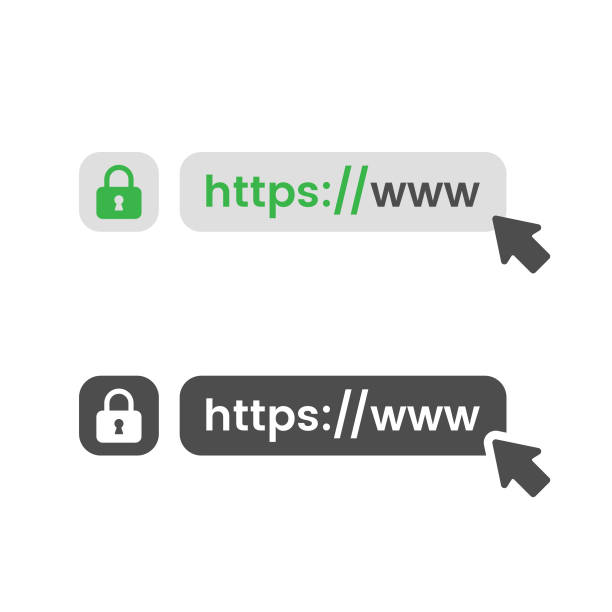 веб-икона и адрес бар вектор дизайн на белом фоне. - cursor hyperlink symbol computer mouse stock illustrations