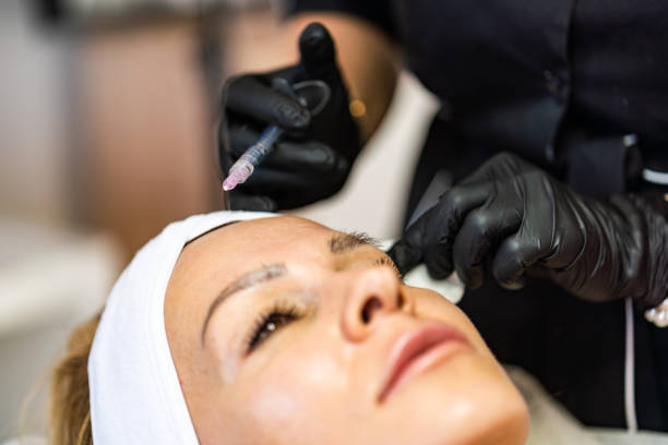 istock Botox treatment in beauty salon 1295296332