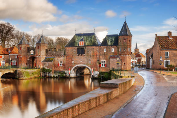 istock Amersfoort, Netherlands at the Koppelport at dawn. 1295297854