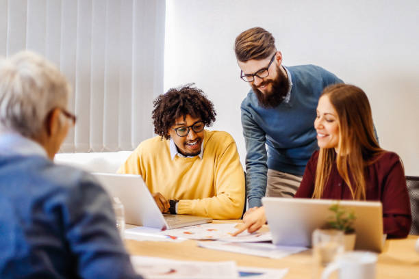 istock Business People Having a Meeting 1295299508