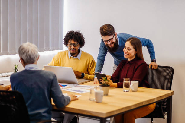 istock Business People Having a Meeting 1295299813