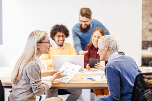 istock Business People Having a Meeting 1295299816