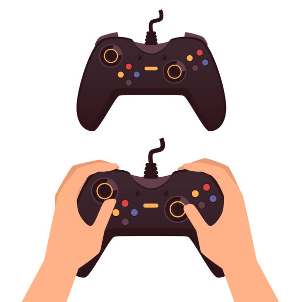 Digital Console Or Game Controller A Vector Isolated Illustration Stock  Illustration - Download Image Now - iStock