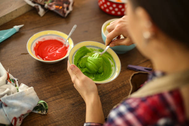 istock Mixing food colors 1295309392