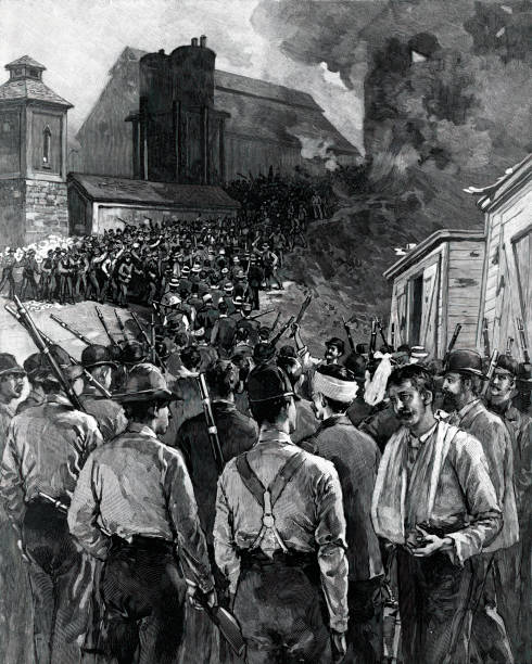 Homestead Riots Of 1892 Stock Illustration - Download Image Now ...