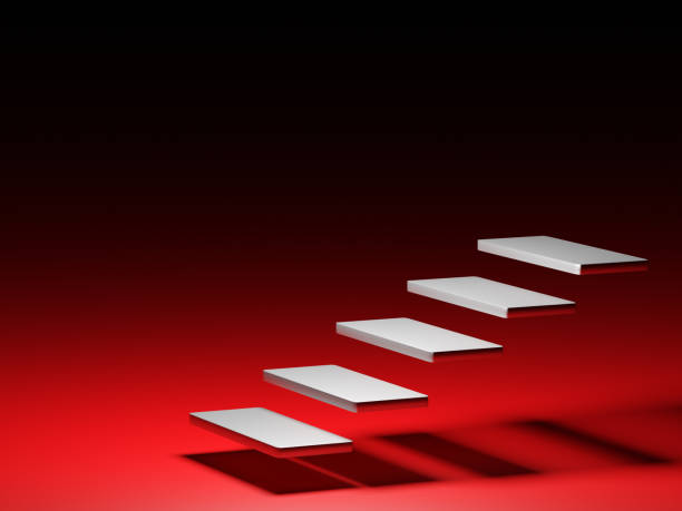 istock Abstract staircase. Stairs with steps, business concept 1295313375