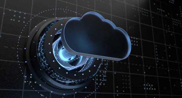 Cloud Computing, Data Center, Server Rack, Connection In Neural Network, Technology Big Data, Cloud Computing, Block Chain, Hybrid Cloud, Multi Cloud 4d image stock pictures, royalty-free photos & images
