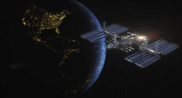 istock International Space Station Orbiting Earth 1295322943