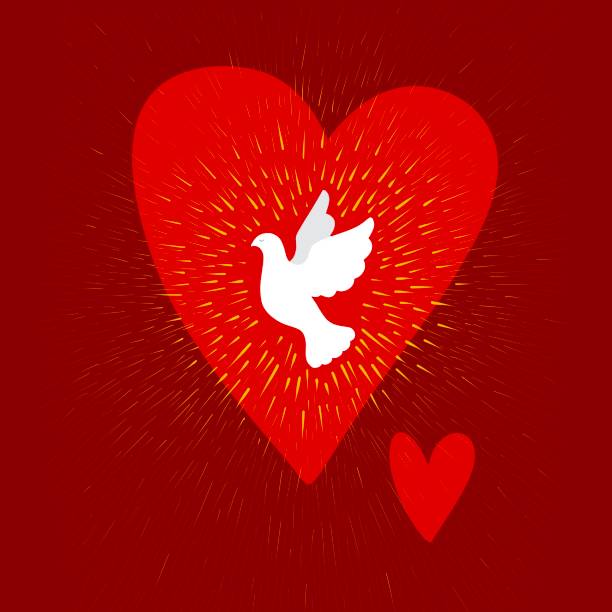 istock White dove and red heart San valentine’s greeting card 1295328015