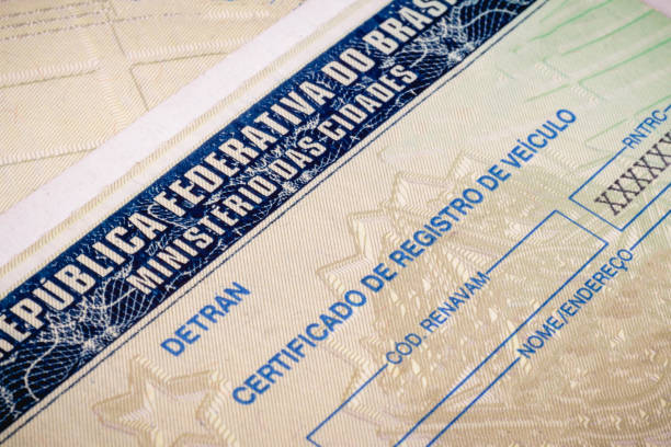 istock In this photo illustration the vehicle Registration Certificate (CRV). It is the document issued annually to indicate that the car is able to move through the of Brazil 1295336763