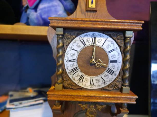 istock Garage sale wooden clock 1295344600