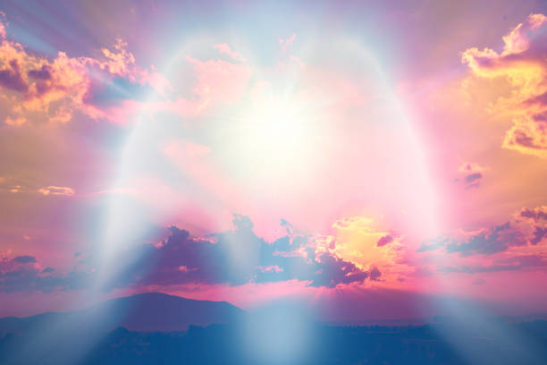 istock Angel on the sky concept 1295348931