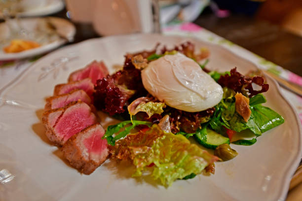 istock Delicious restaurant food and beautiful presentation. 1295353756