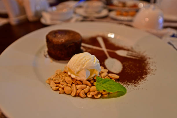 istock Delicious restaurant food and beautiful presentation. 1295353832