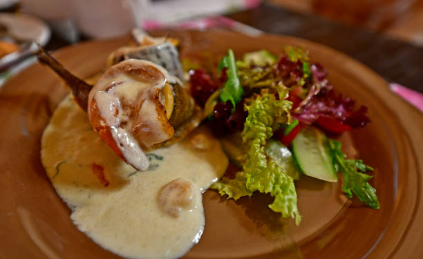 istock Delicious restaurant food and beautiful presentation. 1295354066