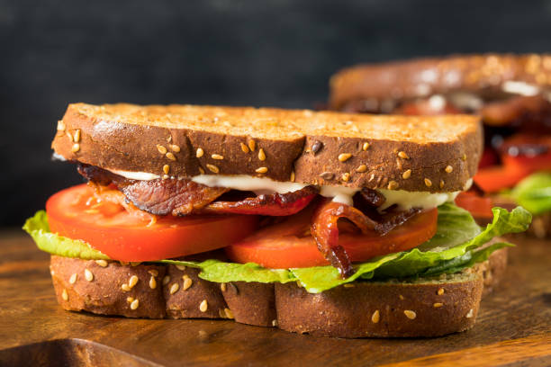 istock Homemade Bacon BLT Sandwich 1295354103