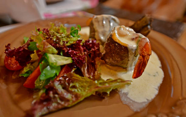 istock Delicious restaurant food and beautiful presentation. 1295354180