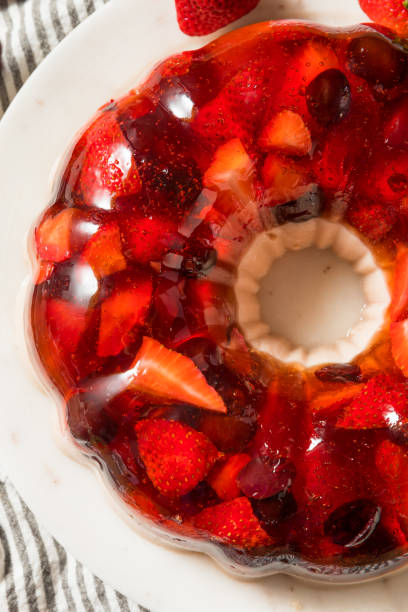 istock Homemade Layered Berry Gelatin Mold 1295358913