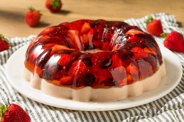 istock Homemade Layered Berry Gelatin Mold 1295360362