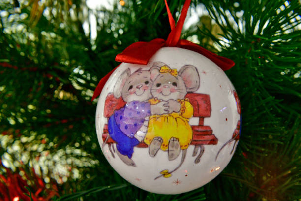 istock Beautiful Christmas toys. 1295367600