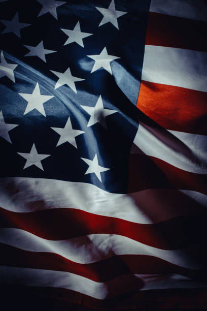 USA flag stock photo