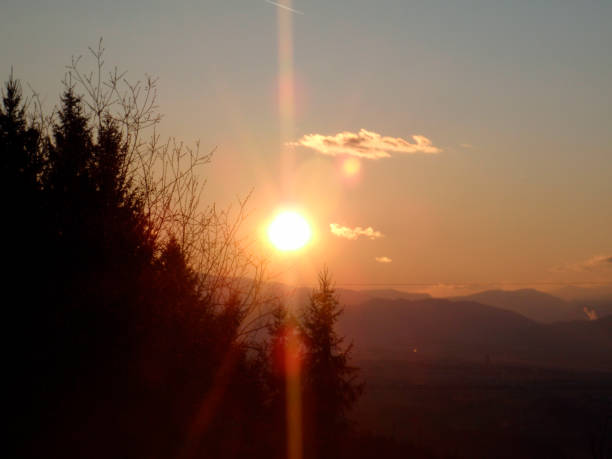 istock evening at the horizon sun at sunset 1295372890