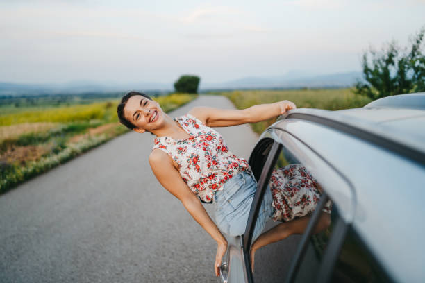 istock Enjoying summer road trip through countryside 1295377008