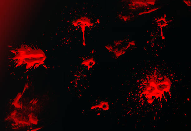 160+ Blood Splatter On Black Stock Photos, Pictures & Royalty-Free