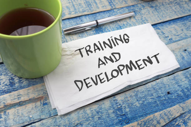 istock Training and development, text words typography written on paper, life and business motivational inspirational concept 1295385644