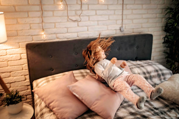 istock Happy girl at home 1295387921