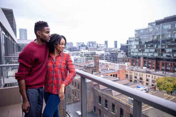 istock Loving Couple Enjoying the View 1295387997
