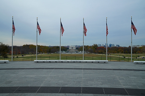 The National Mall Memorial in Washington DC in Washington, DC, United States