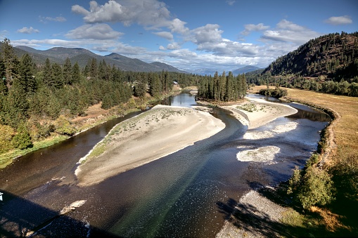 The Kettle River is a 281-kilometre-long tributary of the Columbia River.