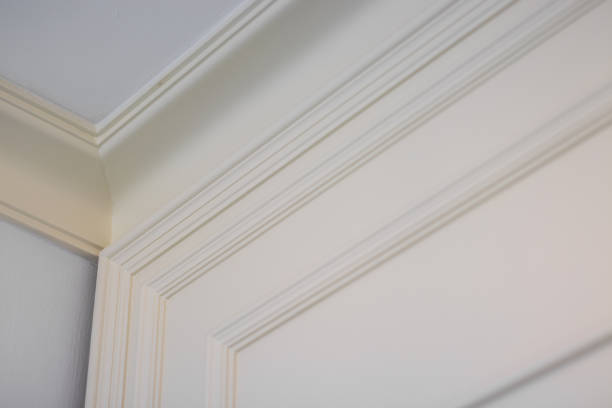 istock close up of white wood wall 1295417744