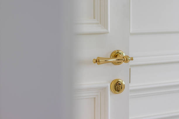 istock The door handle of luxury 1295417747