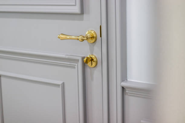 istock The door handle of luxury 1295418258