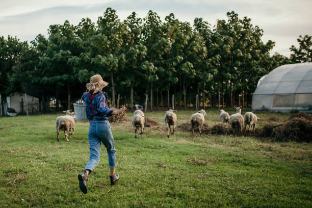 Free spirit young farmer